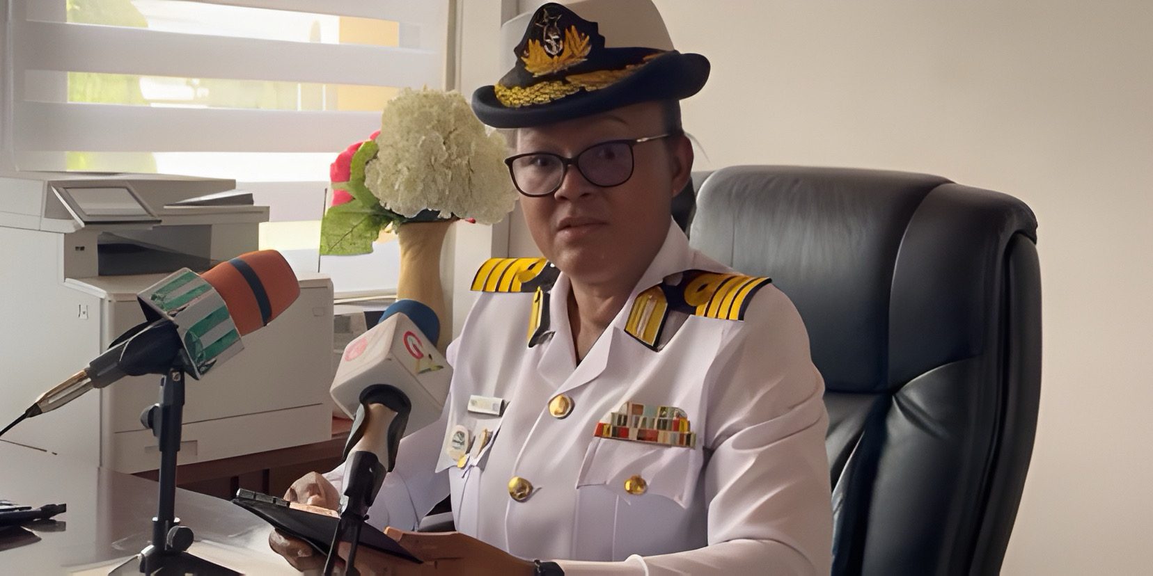 GAF Acting Director General of Public Relations, Captain (Naval) Veronica Adzo Arhin