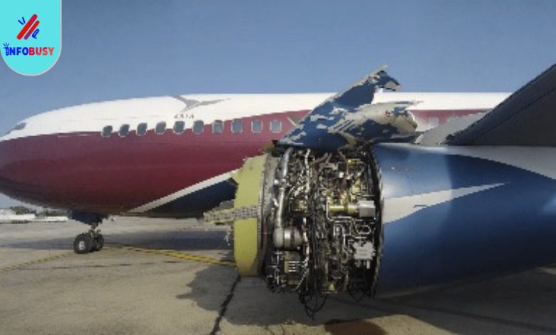 Arik Air Boeing 737 aircraft on the tarmac after emergency diversion to Benin Airport.