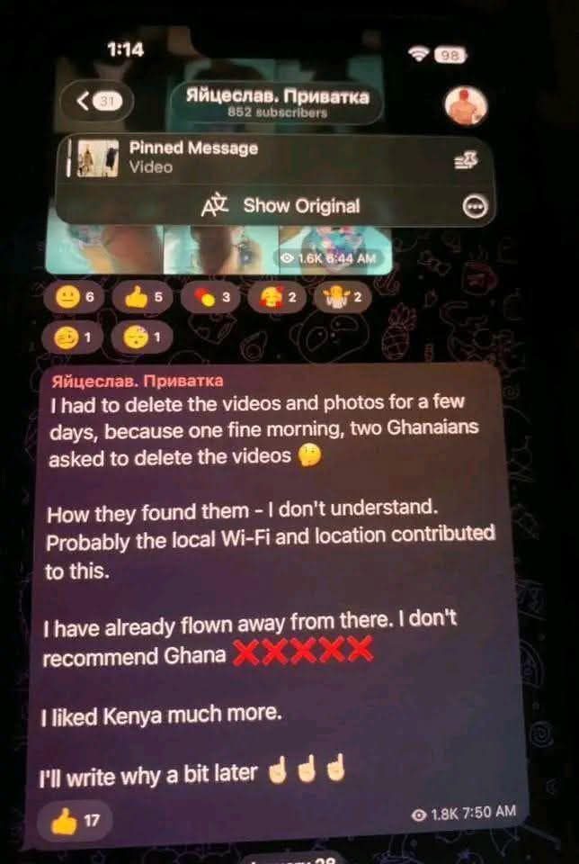 Russian Man Yaytseslav Criticises Ghana After Video Backlash 2 IMG 3117