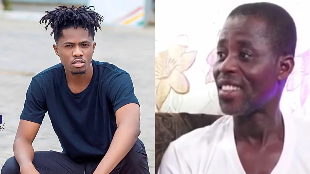 Kwesi Arthur’s father Samuel Danso Arthur speaking during an interview