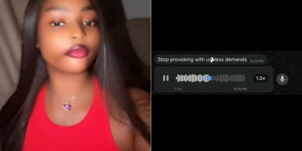 Lady shares boyfriend’s angry voice note over Valentine’s Day demands