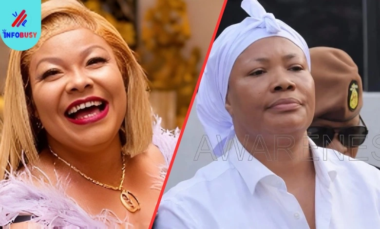 Nana Agradaa appearing in court during her fraud trial in Ghana